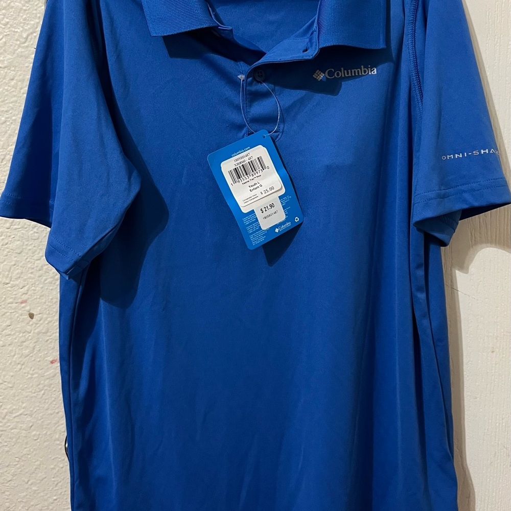 Columbia Boys Blue Polo Shirt